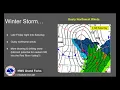 Thursday Morning Briefing for January 17th Winter Storm