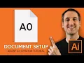 How to set up an A0 document in Adobe Illustrator