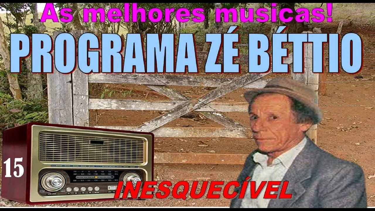 15 - Programa do ZÉ BÉTTIO tocando a verdadeira música sertaneja caipira (by marcos) Só sucessos