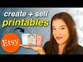 Ultimate Guide to Selling Printables on Etsy step by step tutorial