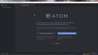 Learn python for beginners - Setting up Atom on Windows
