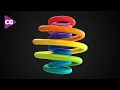 C4D Looping Spiral - Cinema 4D Tutorial Free Project