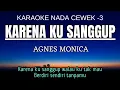 Download Lagu Agnes Monica - Karena Ku Sanggup (Karaoke Lower Key Nada Rendah Wanita -3 E mayor)