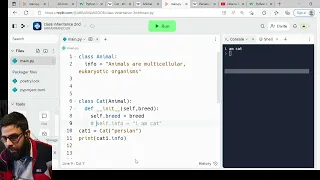 Class Inheritance and super function in Intro to OOP Python intermediate part 5