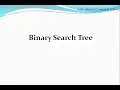 Binary Search Tree Properties and MCQs on BST