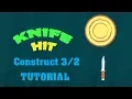 Construct 3 tutorials Knife hit game - Construct 3