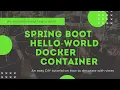 Spring Boot Hello-world Docker Container DevOpsWorld