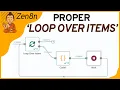 How to use the Loop Over Items node in n8n