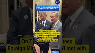 Wang Yi Holds Meeting With Japan S Foreign Minister 