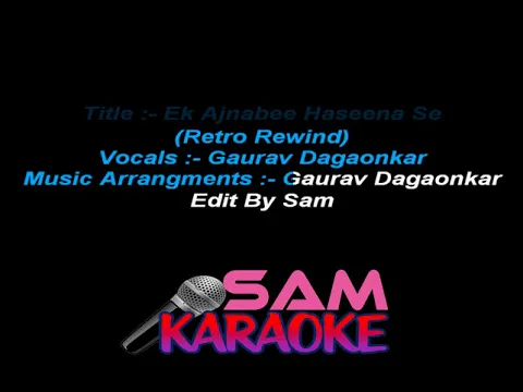 Download MP3 Ek Ajnabee Haseena Se Unplugged Karaoke