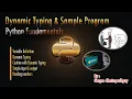 CLASS XI DYNAMIC TYPING SAMPLE PROGRAM PYTHON FUNDAMENTALS