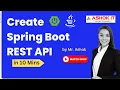 Spring Boot Rest API Tutorial - How to Create a Restful Web Service ashokit