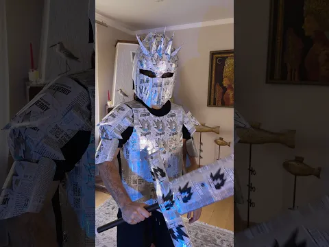 Наплечники рыцаря из энергетика