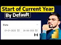 Power BI Slicer Default to Start of Current Year