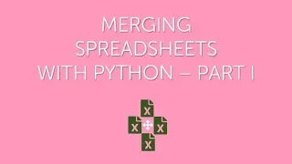 Merge Spreadsheets with Python