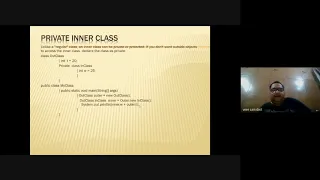 Inner Classes and Inheritance JAVA