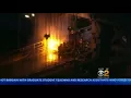 Car Fire On The Manhattan Bridge
