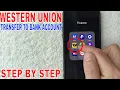 How To Transfer Western Union To Bank Account