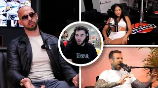 Adin Ross Introduces Adam22 Lena The Plug To ANDREW TATE