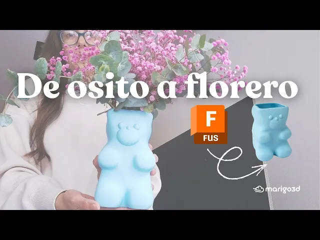 Gummy Bear Holder – Vase & Pen Cup (2 Sizes Included) video thumbnail