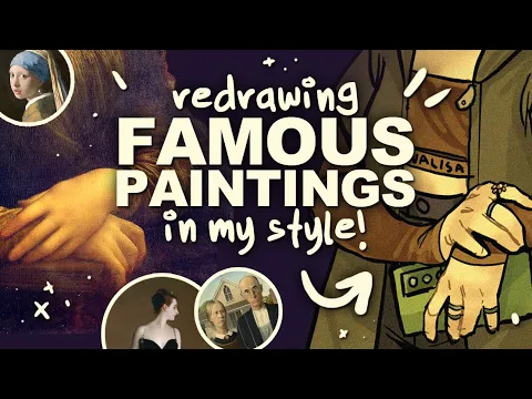 Download MP3 RECREATING FAMOUS PAINTINGS IN MY STYLE (with a modern twist)