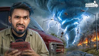 ESCAPING THE TORNADO! | FUNNEL RUNNER