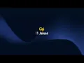 Gigi - 11 Januari (Karaoke)