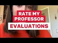 Rate My Professor VS Institutional evaluations