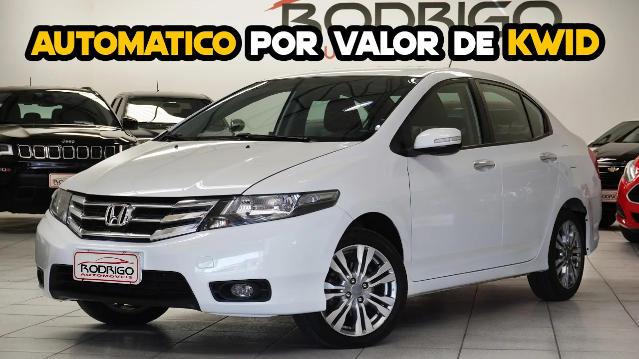 HONDA AUTOMÁTICO POR PREÇO DE POPULAR SEMINOVO! Andei no CITY EX 2014 da Rodrigo Automóveis!