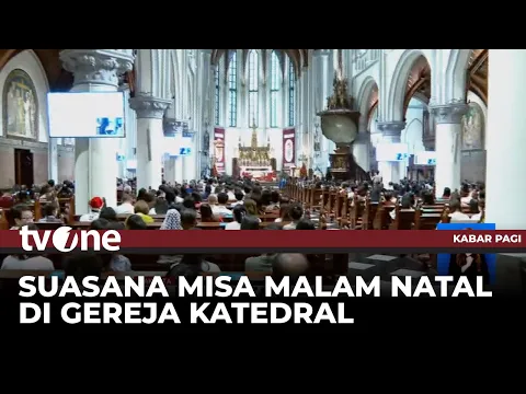 Misa Malam di Gereja Katedral Berlangsung Aman dan Khidmat