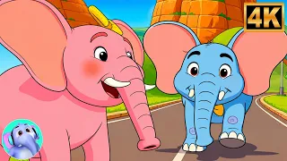 Ek Mota Hathi Shehar Ko Chala, एक मोटा हाथी, Animal Rhymes and Hindi Children Songs