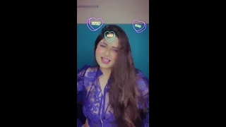 aabha paul wearing transparent shirt live b00bs show