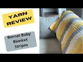 BERNAT YARN REVIEW Bernat Baby Blanket Stripes - 2 Finished Baby Blankets