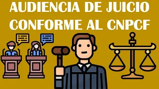 AUDIENCIA DE JUICIO | CÓDIGO NACIONAL DE PROCEDIMIENTOS CIVILES Y FAMILIARES