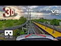 3D VR Epic Roller Coaster SILVER STAR @ Europa Park VR180 3D incredible ride experience