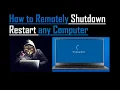 2 Ways to Shut Down or Restart Another Computer Using CMD