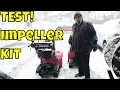 TEST For Impeller Kit on 2 Identical Honda HSS928 Snowblowers One With One Without