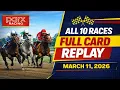 Parx Racing Full Replay All 10 Races from March 11 2026