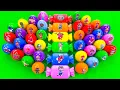 Download Lagu Cocomelon Slime 🌈 Searching for Hidden Rainbow Eggs \u0026 Candy with JJ \u0026 Pinkfong! Satisfying ASMR