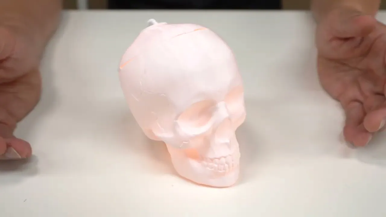 Skull lighting video thumbnail