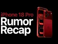 Lagu iPhone 18 Pro Rumor Recap