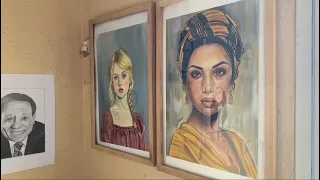 La jeune artiste Imane Klab de Gaza. Septembre 2026