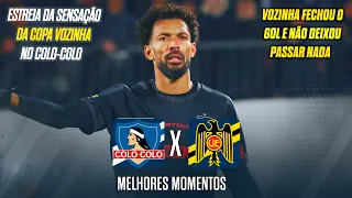 ESTREIA DA SENSAÇÃO DA COPA VOZINHA NO COLO COLO ! CRAQUE DE CABO VERDE FECHOU O GOL EM SUA ESTREIA