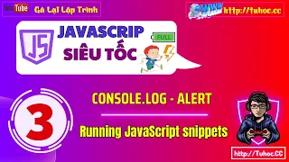 3 Console log and Alert in JavaScript - Detailed basic js course for beginners