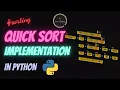 Quick Sort Implementation in Python At A Glance