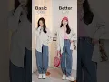 Download Lagu basic vs better outfit #ootd #fashion #douyin