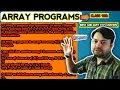 Lecture 20 - Code for Q3 Array programs of flash card 5 Important Question of arrays in java
