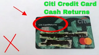 Citi Cash Returns Credit Card Review