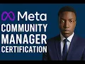 Meta Community Manager Certification Explained in 2 Minutes