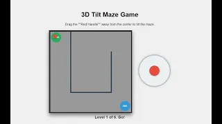 Titling Maze Game Using JavaScript